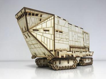 Star Wars - Sandcarwler als 3D Großmodell, laser cut modell